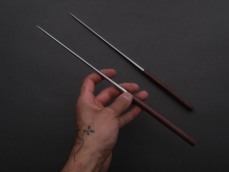 Hitohira - Moribashi Plating Chopsticks - 135mm - Purple Wood - Rounded