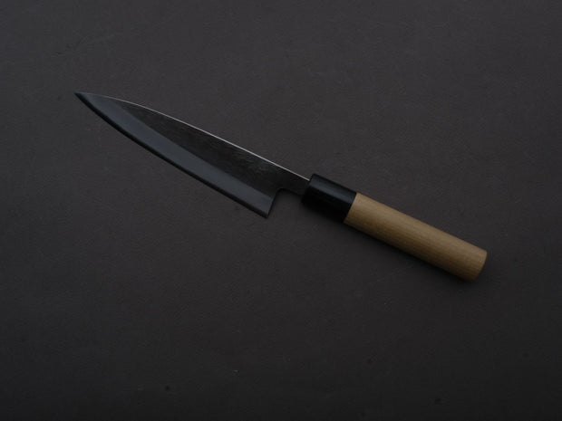 Hitohira - TD - Blue #2 - Stainless Clad - Kurouchi - Petty - 150mm - Magnolia Wood Handle (D-Shape)