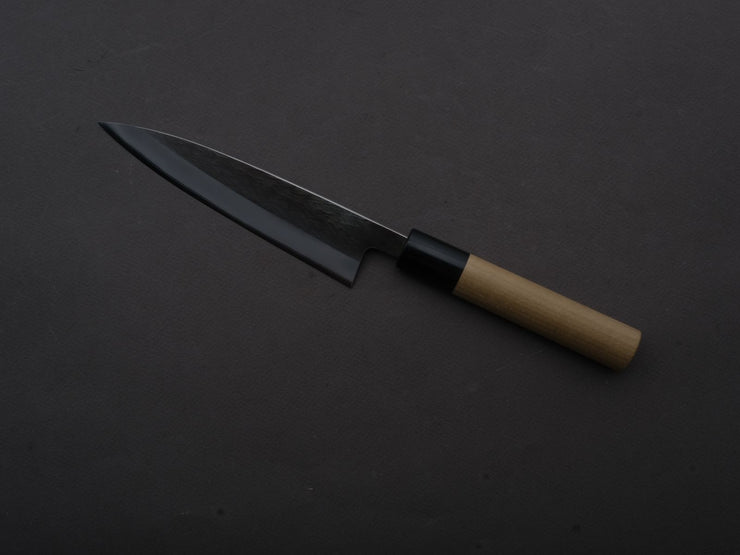 Hitohira - TD - Blue #2 - Stainless Clad - Kurouchi - Petty - 150mm - Magnolia Wood Handle (D-Shape)