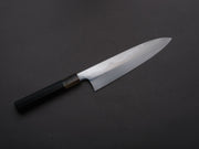 Hitohira - Togashi - White #1 - Fuji Mizu Honyaki - Gyuto - 240mm - Ebony Handle (#118) - Saya