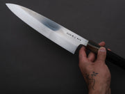 Hitohira - Togashi - White #1 - Fuji Mizu Honyaki - Gyuto - 240mm - Ebony Handle (#118) - Saya
