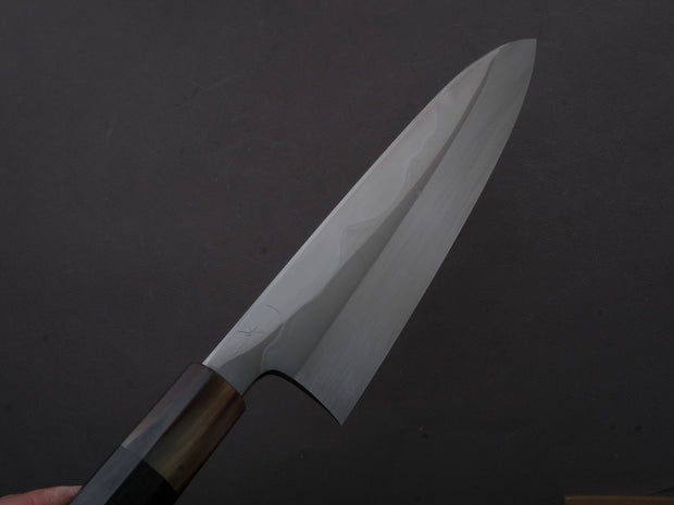 Hitohira - Togashi - White #1 - Fuji Mizu Honyaki - Gyuto - 240mm - Ebony Handle (#118) - Saya