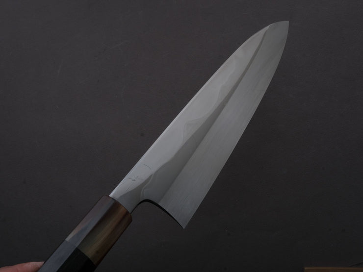 Hitohira - Togashi - White #1 - Fuji Mizu Honyaki - Gyuto - 240mm - Ebony Handle (#118) - Saya