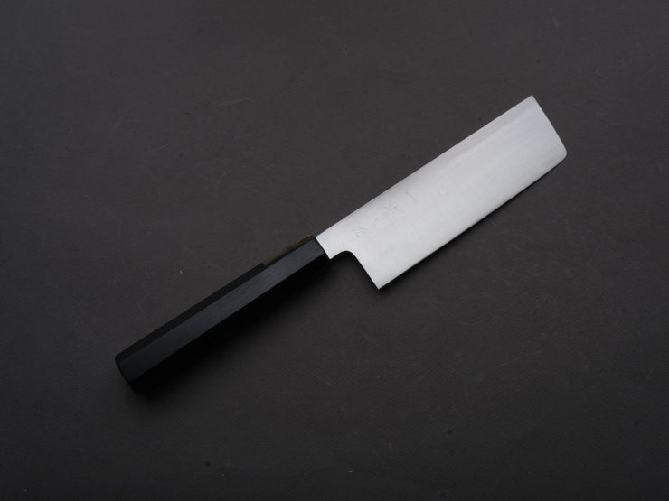 Hitohira - Ashi - White #2 - Nakiri - 165mm - Ebony Handle