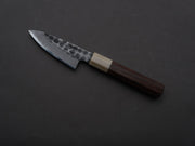 Hitohira - Hinode - White #2 - Stainless Clad - Tsuchime - Paring - 90mm - Taihei Rosewood Handle