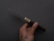 Hitohira - Hinode - White #2 - Stainless Clad - Tsuchime - Paring - 90mm - Taihei Rosewood Handle