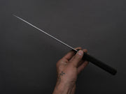 Nigara Hamono - SPG STRIX - Tsuchime Damascus - Sujihiki - 240mm - Ebony Handle