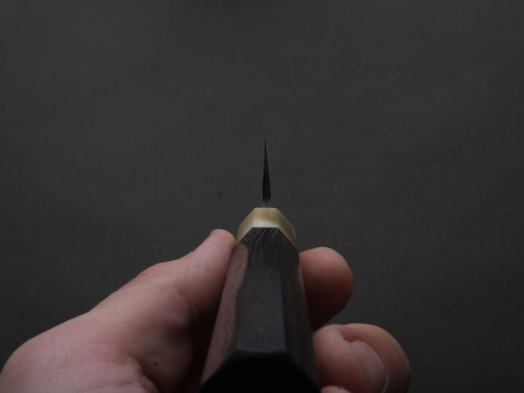 Hitohira - Hinode - White #2 - Stainless Clad - Tsuchime - Petty - 135mm - Taihei Rosewood Handle
