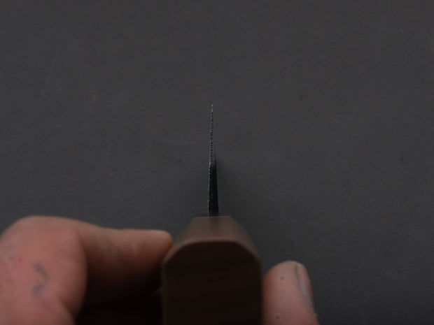 Hitohira - Echizen NB - Kurouchi Damascus - White #2 - Santoku - 170mm - Walnut Handle (ziricote ferrule)