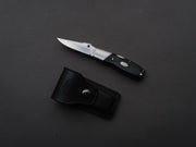 MOKI - Folding Knife - Kingfisher - Linen Micarta Handle