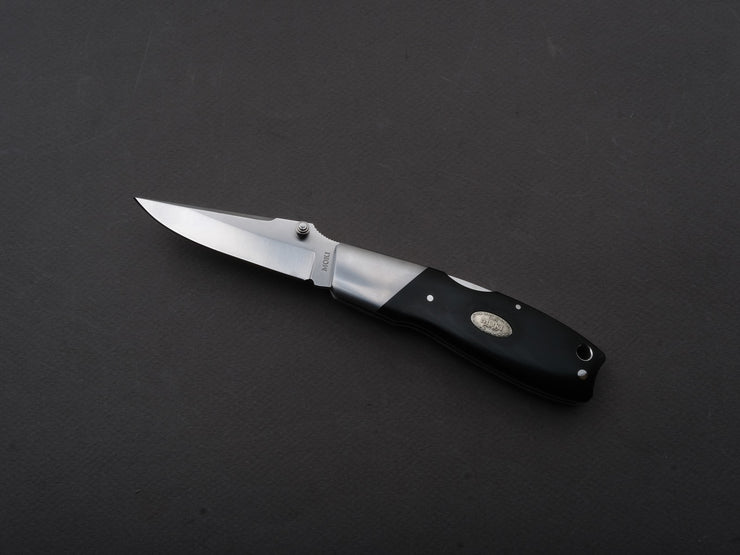 MOKI - Folding Knife - Kingfisher - Linen Micarta Handle