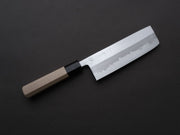 Hitohira - Tanaka x Ren - White #2 - Nakiri - 180mm - Magnolia Wood Handle
