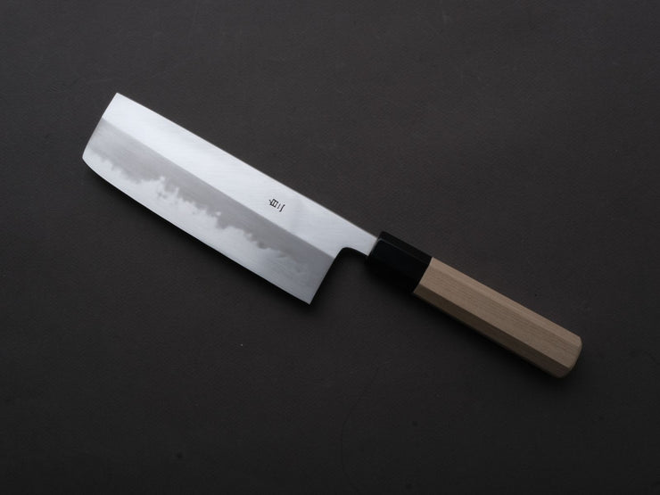 Hitohira - Tanaka x Ren - White #2 - Nakiri - 180mm - Magnolia Wood Handle