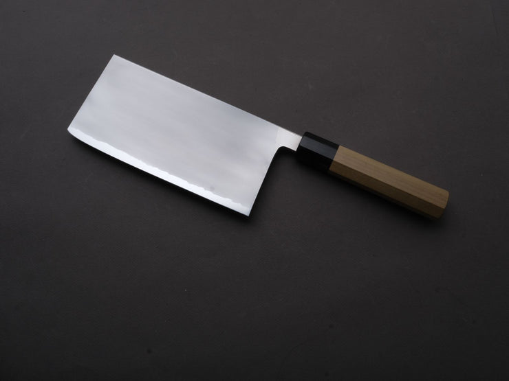 Tetsujin - Blue #2 - Kasumi - Nakiri - 220mm - Magnolia Handle (Extra Large)