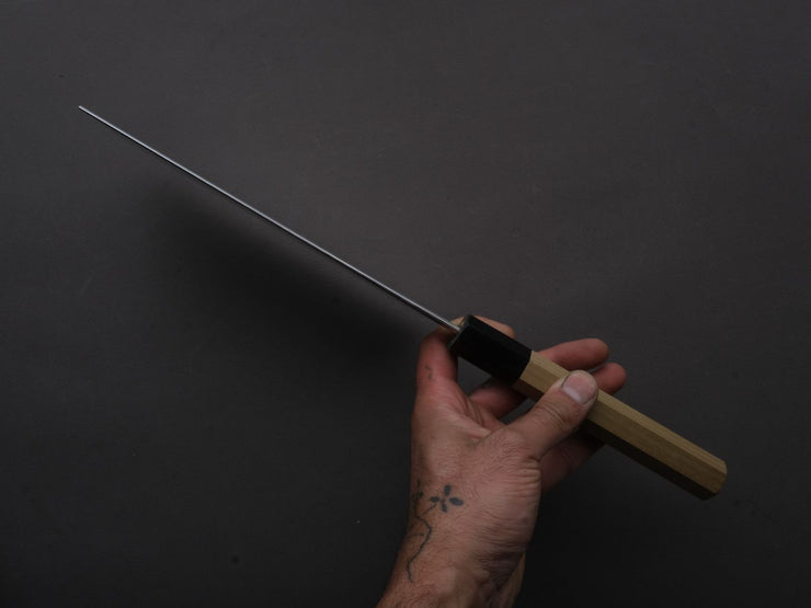 Tetsujin - Blue #2 - Kasumi - Nakiri - 220mm - Magnolia Handle (Extra Large)