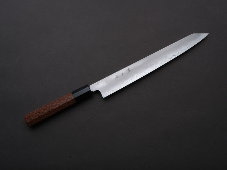 Tetsujin - Silver #3 - Kasumi - Kiritsuke Sujihiki - 270mm - Lacewood Handle