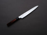 Hitohira - Imojiya TH - Damascus - Sujihiki - 240mm - Red Pakka Handle