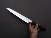 Hitohira - Imojiya TH - Damascus - Sujihiki - 240mm - Red Pakka Handle