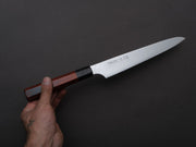 Hitohira - Imojiya TH - Damascus - Sujihiki - 240mm - Red Pakka Handle