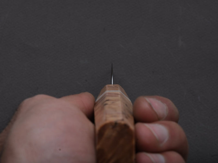 Ryusen - FUKAKURYU KAI - ATS314 - Damascus - Kiritsuke Petty - 135mm - Birch Handle