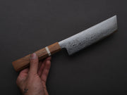 Ryusen - FUKAKURYU KAI - ATS314 - Damascus - Nakiri - 155mm - Birch Octagonal Handle