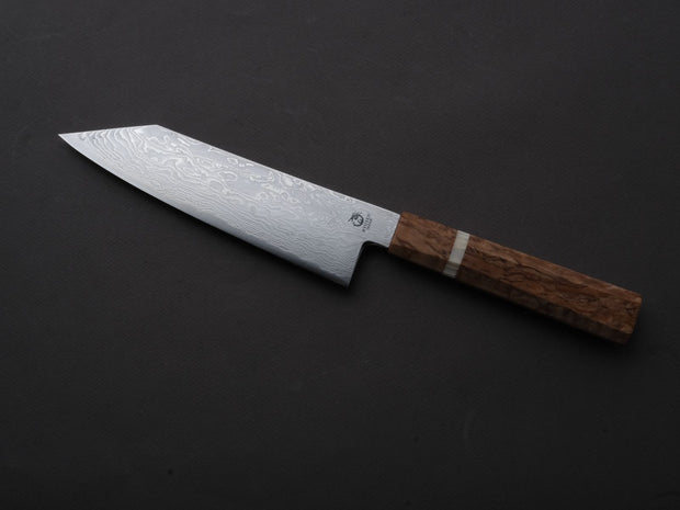 Ryusen - FUKAKURYU KAI - ATS314 - Damascus - Kiritsuke Santoku - 175mm - Birch Handle