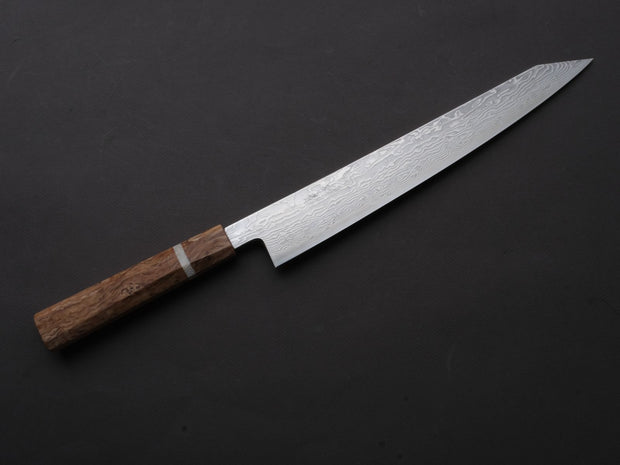 Ryusen - FUKAKURYU KAI - ATS314 - Damascus - Kiritsuke Sujihiki - 270mm - Birch Handle