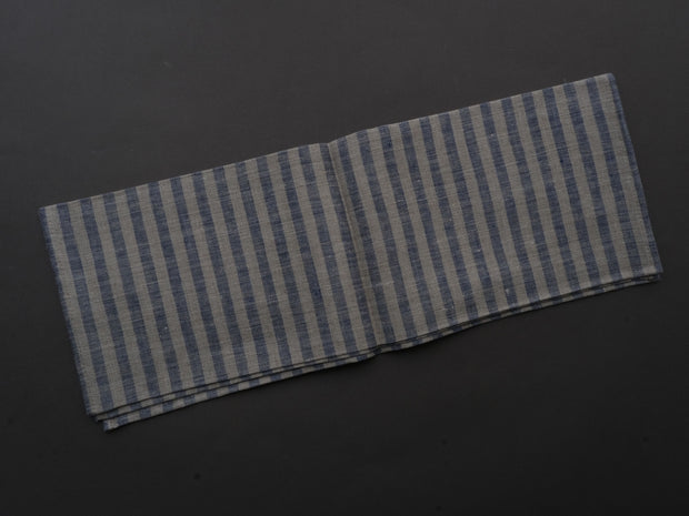 Fog Linen - Linen Kitchen Cloth - "Jack" Blue and Natural Stripe