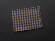 Fog Linen - Linen Kitchen Cloth - "Phil" Blue and Orange Check