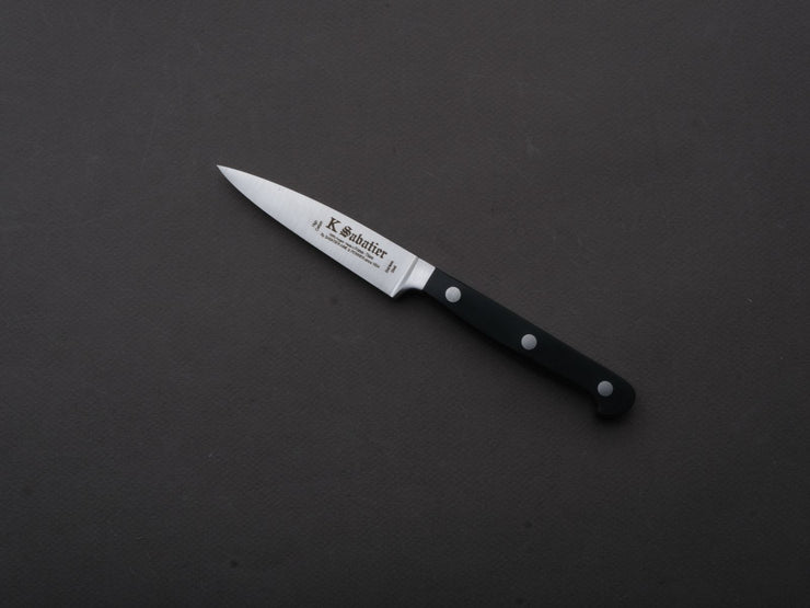 K Sabatier - Proxus - Stainless - Paring - 3.5" - Black POM Western