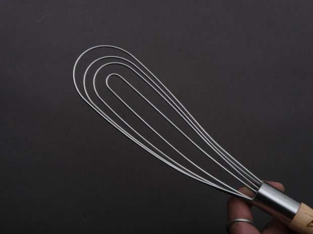 Best Manufacturers - Flat Whisk - 12" - Wood Handle