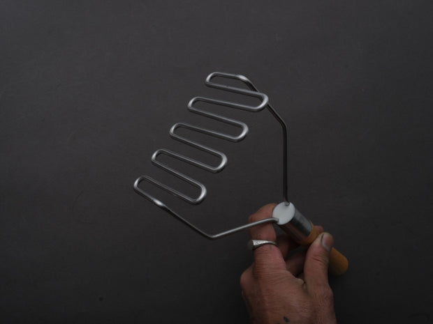 Best Manufacturers - Potato Masher - 10" - Wood Handle