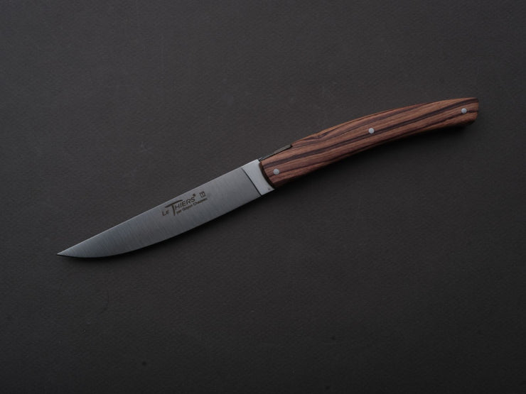 Goyon Chazeau - Le Thiers Pirou Brasserie - Steak/Table Knives - Kingwood - Set of 6