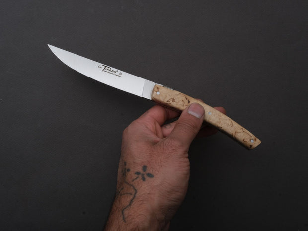 Goyon-Chazeau - Le Thiers Pirou Brasserie - Steak/Table Knives - Birch Wood - Set of 6