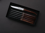 Goyon Chazeau - Laguiole Brasserie - Steak/Table Knives - Kingwood - Set of 6