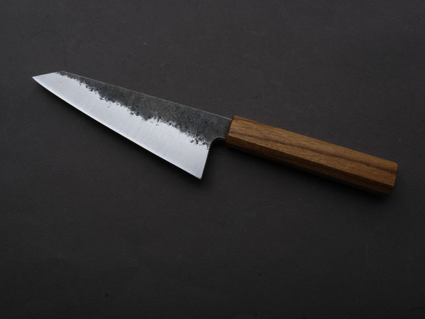 Soma - Blue #1 - Monosteel - Kurouchi - 165mm - Honesuki - Oak Handle