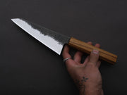Soma - Blue #1 - Monosteel - Kurouchi - 165mm - Honesuki - Oak Handle