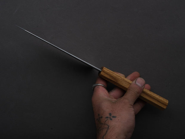 Soma - Blue #1 - Monosteel - Kurouchi - 165mm - Honesuki - Oak Handle