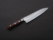 Hitohira - HG - Tsuchime Damascus - Gyuto - 180mm - Imitation Mahogany Handle