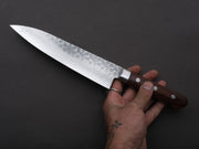 Hitohira - HG - Tsuchime Damascus - Gyuto - 180mm - Imitation Mahogany Handle