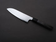 Hitohira - Imojiya TH - Damascus - Stainless - Santoku - 180mm - Gray Pakka Handle