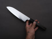 Hitohira - Imojiya TH - Damascus - Stainless - Santoku - 180mm - Gray Pakka Handle