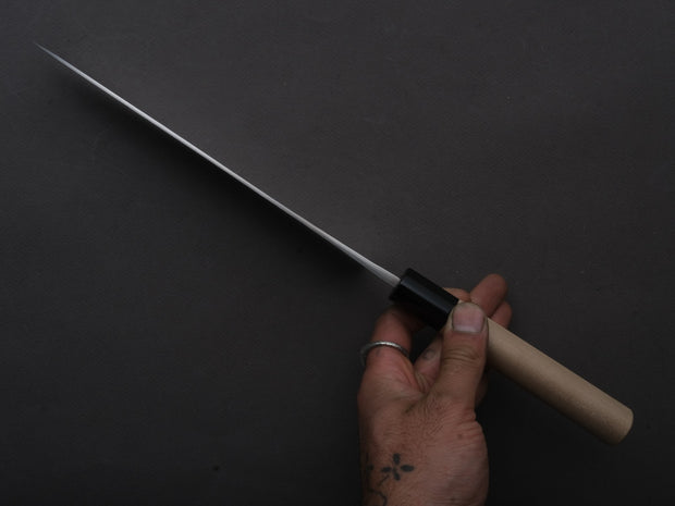 Hitohira - TD - SLD - Stainless Clad - Tsuchime - Gyuto - 210mm - Magnolia Wood Handle