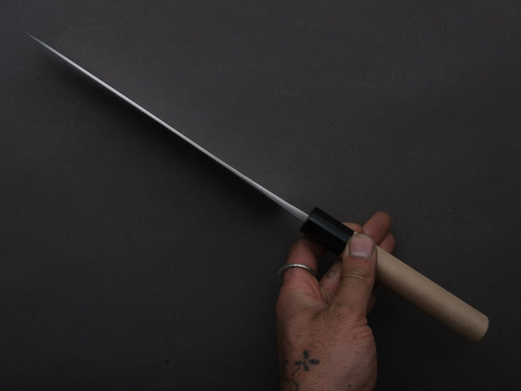 Hitohira - TD - SLD - Stainless Clad - Tsuchime - Gyuto - 210mm - Magnolia Wood Handle