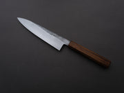 HADO - Kirisame - White #1 Stainless Clad - Nashiji - Gyuto - 210mm - Scorched Oak Handle