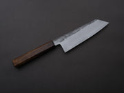 HADO - Kirisame - White #1 Stainless Clad - Nashiji - Bunka - 180mm - Scorched Oak Handle
