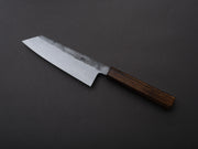 HADO - Kirisame - White #1 Stainless Clad - Nashiji - Bunka - 180mm - Scorched Oak Handle