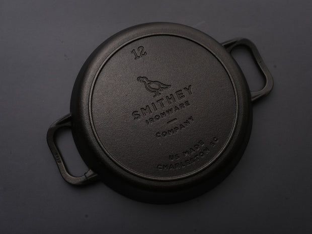 Smithey Ironware - Cast Iron - No. 12 Dual Handle Skillet