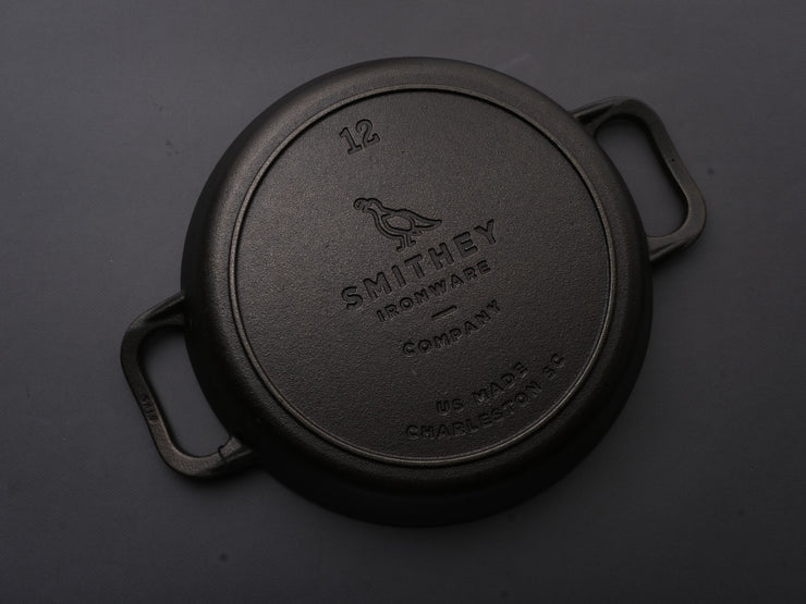 Smithey Ironware - Cast Iron - No. 12 Dual Handle Skillet
