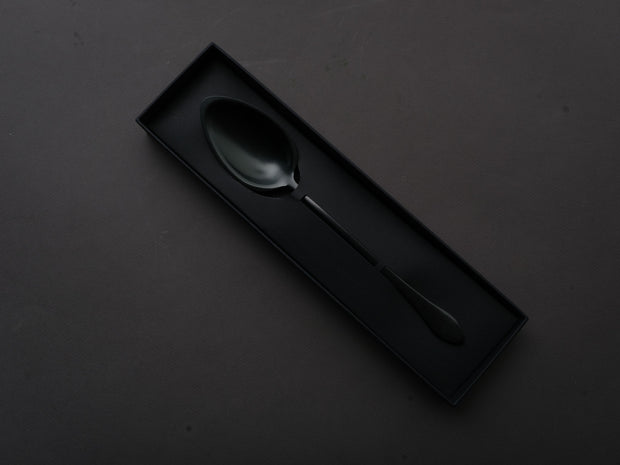 Gestura - 01 Black/Gunmetal - Utility Spoon - Table Spoon